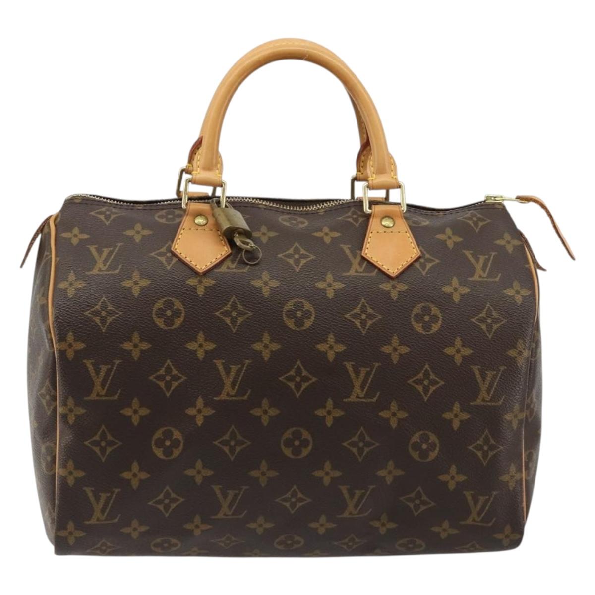 LOUIS VUITTON Monogram Speedy 30 Hand Bag M41526 LV Auth 189095SV