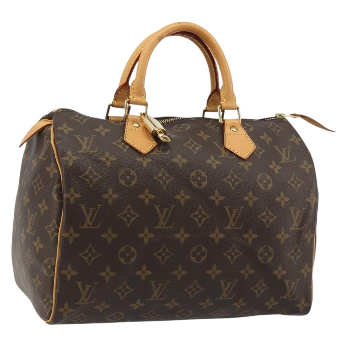 LOUIS VUITTON Monogram Speedy 30 Hand Bag M41526 LV Auth 189105SV