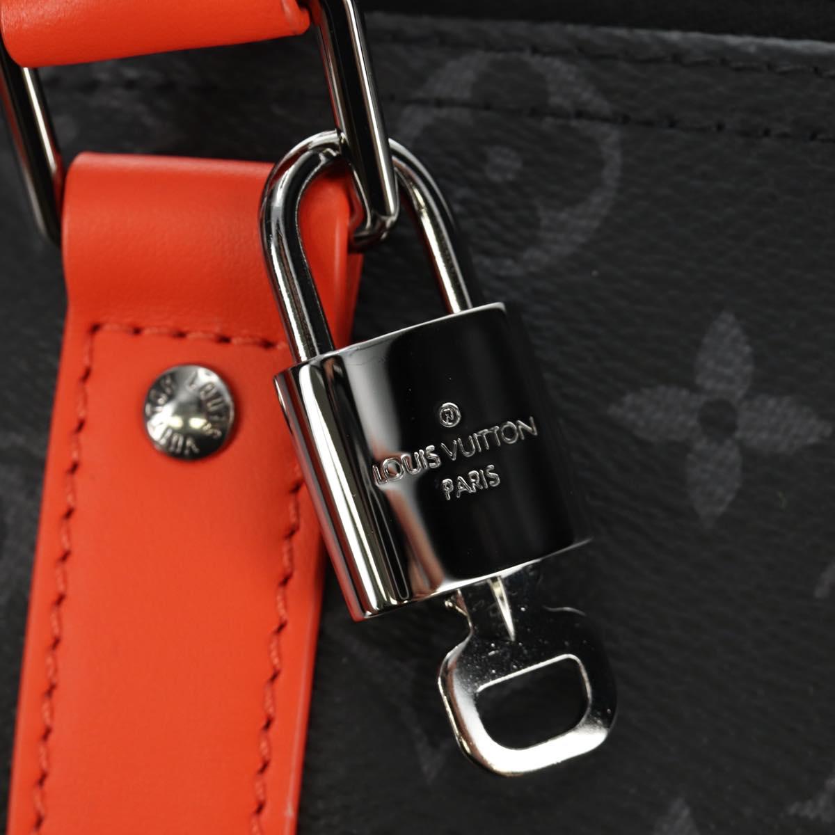 LOUIS VUITTON Monogram Eclipse Keepall Bandouliere 45 M15251 LV Auth 189113SAM