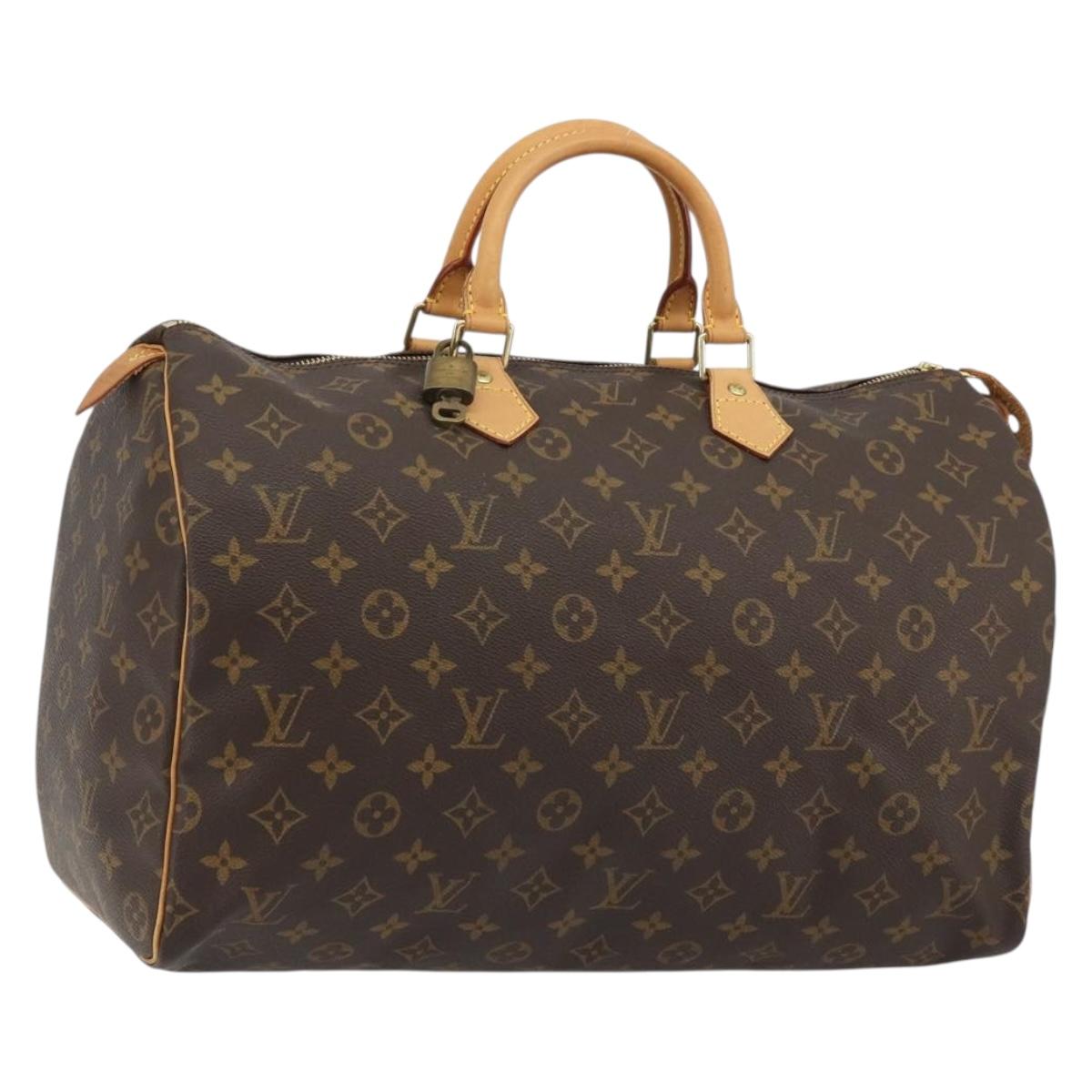 LOUIS VUITTON Monogram Speedy 40 Hand Bag M41522 LV Auth 189114A
