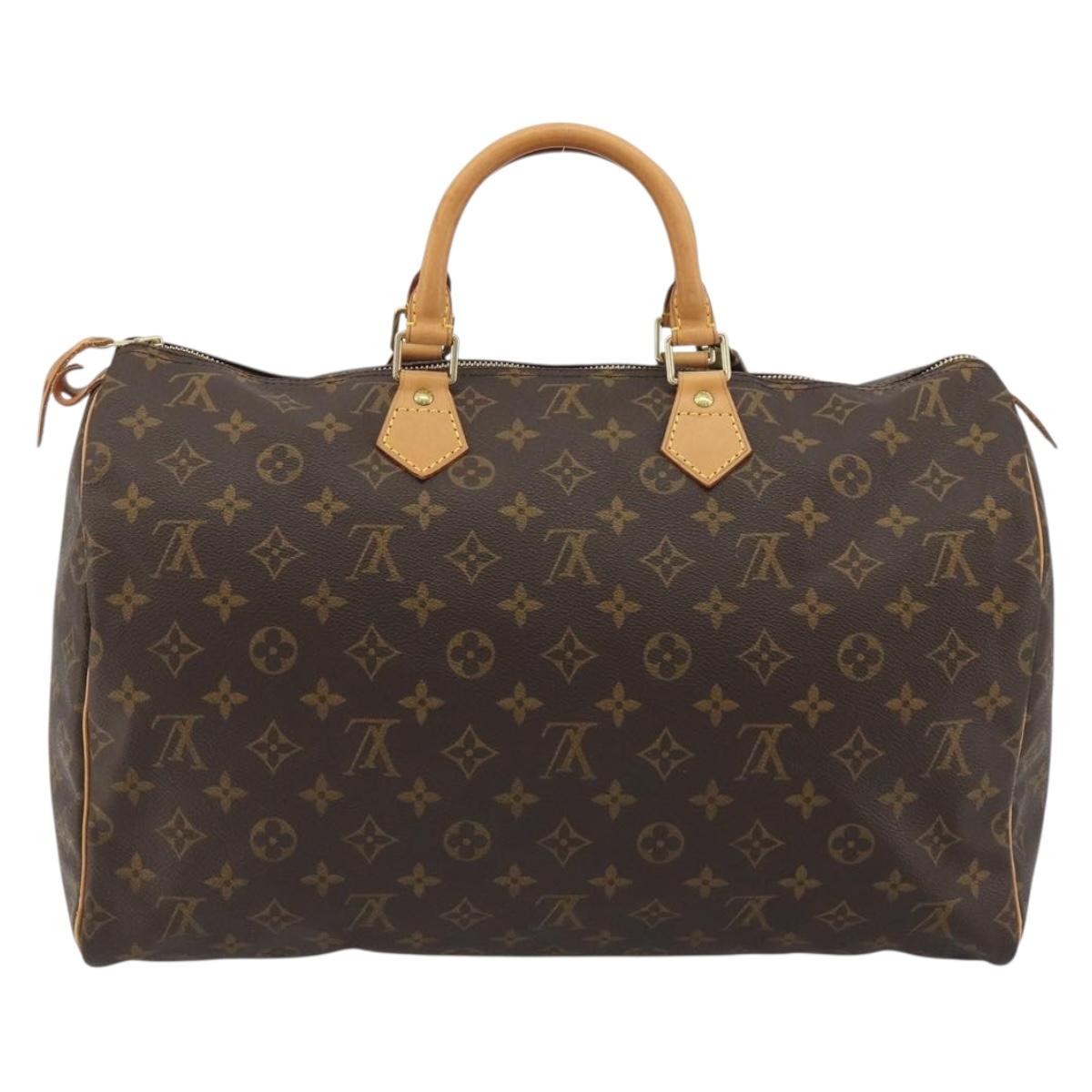 LOUIS VUITTON Monogram Speedy 40 Hand Bag M41522 LV Auth 189114A