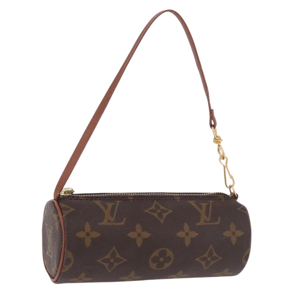 LOUIS VUITTON Monogram Papillon Pouch L096 LV Auth 189124