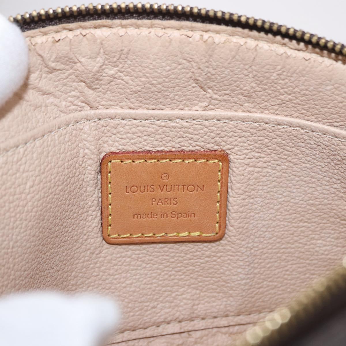 LOUIS VUITTON Monogram Pochette Cosmetic PM M47515 LV Auth 189138