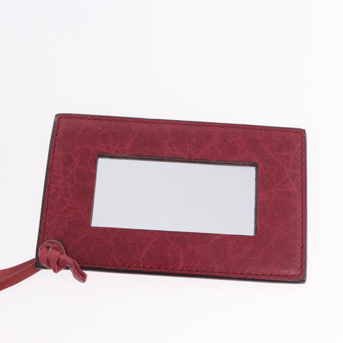 BALENCIAGA The Part Time Hand Bag Leather 2way Red 168028 Auth 189152A