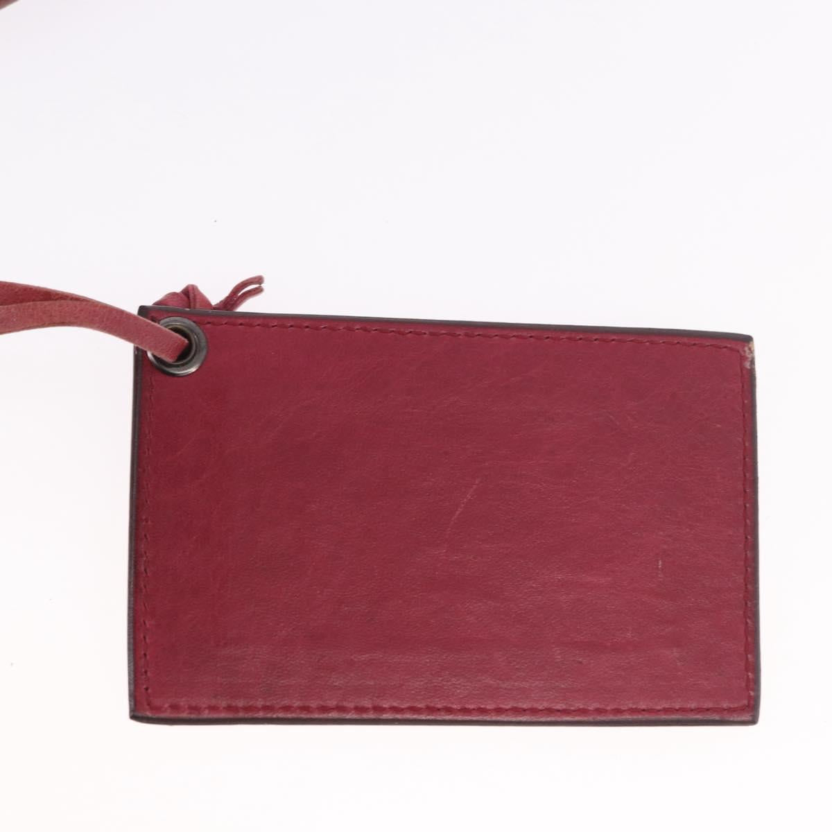 BALENCIAGA The Part Time Hand Bag Leather 2way Red 168028 Auth 189152A