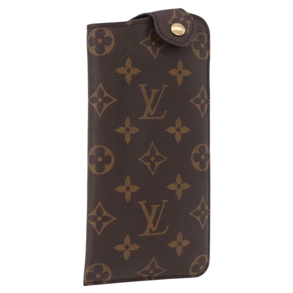 LOUIS VUITTON Monogram Etui Lunette PM Glasses Case M66545 LV Auth 189159A