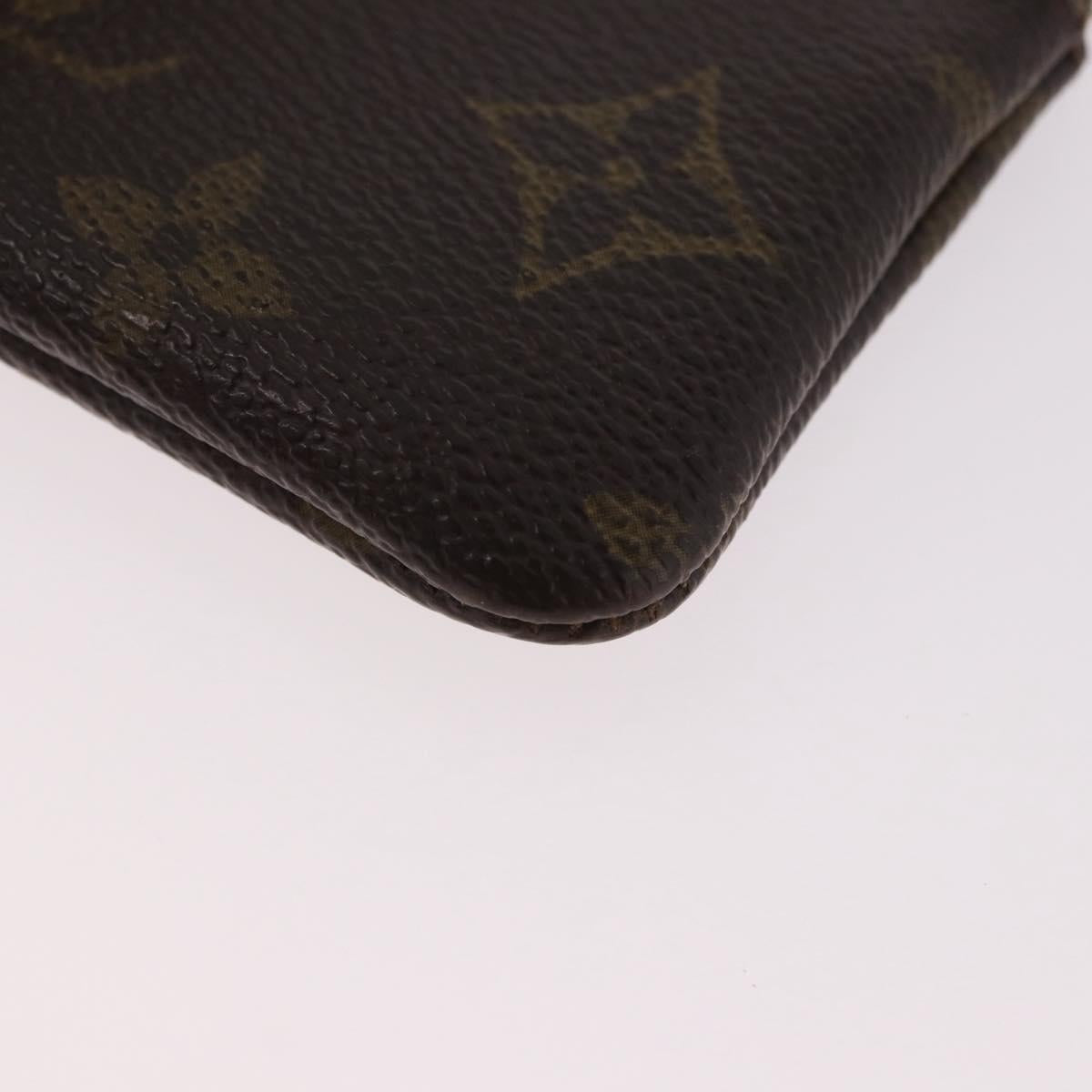 LOUIS VUITTON Monogram Pochette Cles Coin Purse M62650 LV Auth 189161