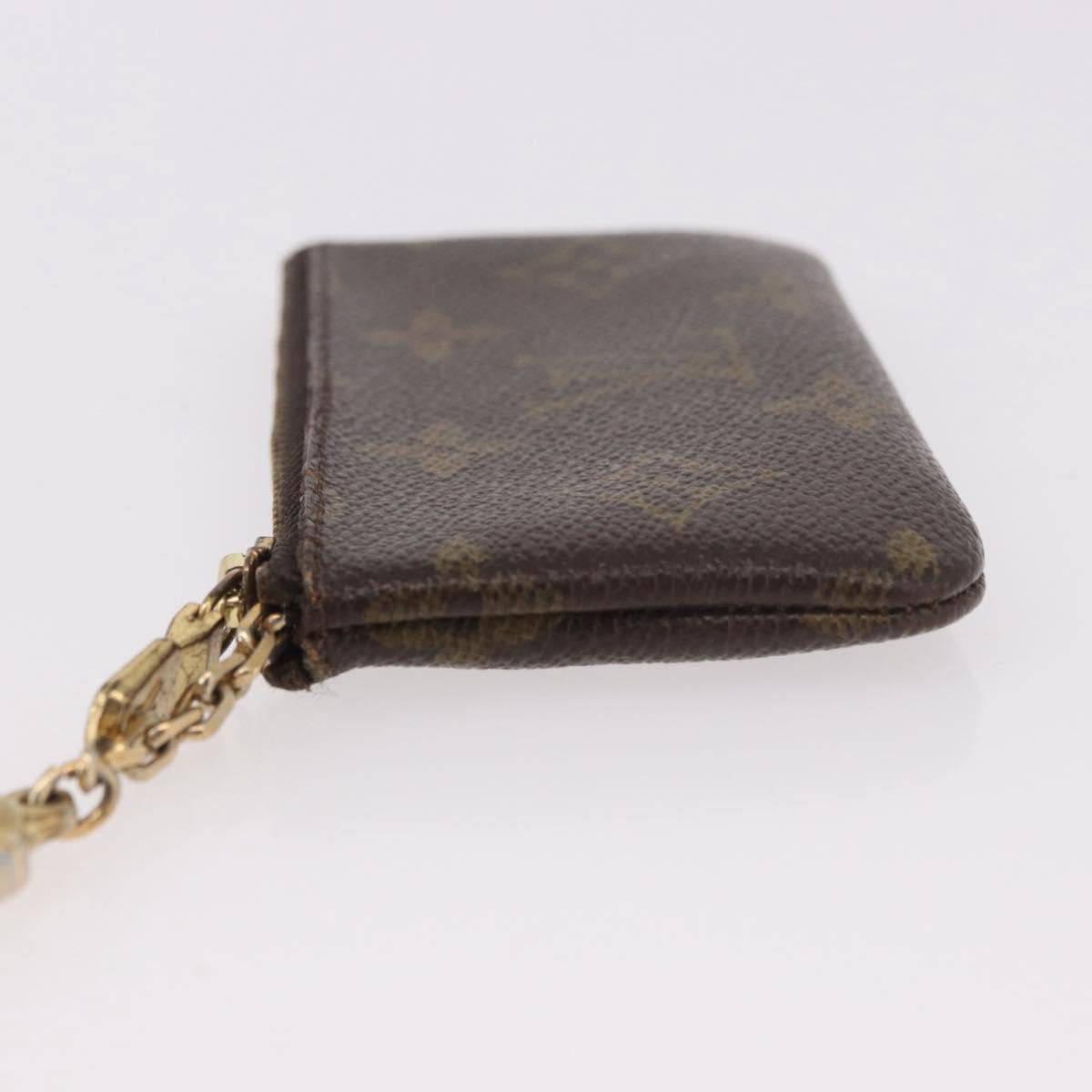 LOUIS VUITTON Monogram Pochette Cles Coin Purse M62650 LV Auth 189161