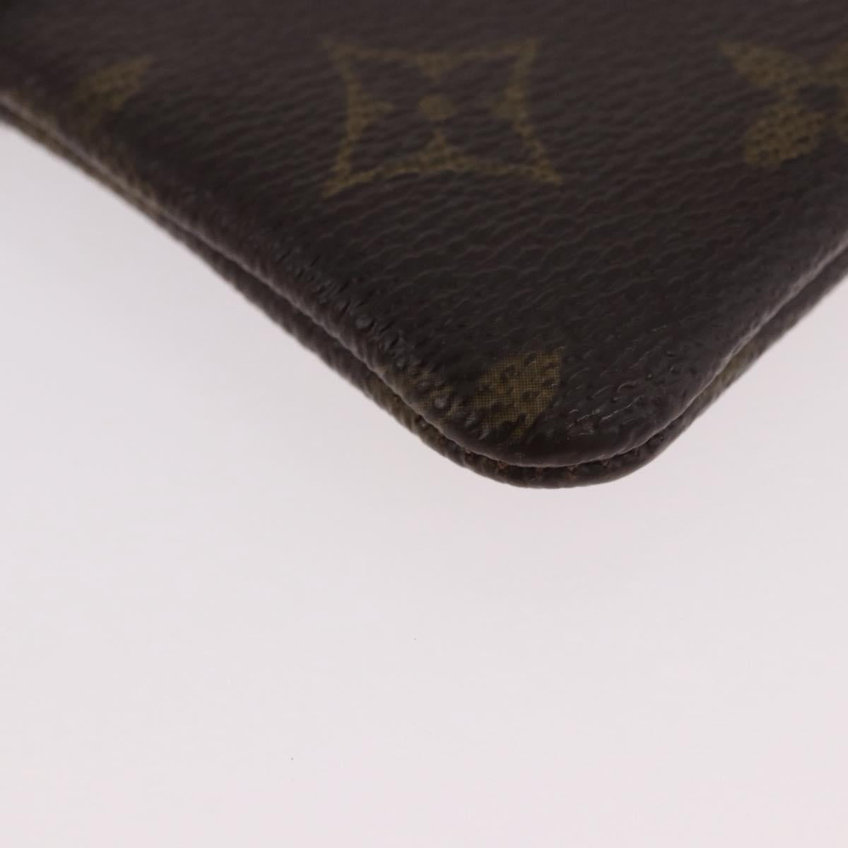 LOUIS VUITTON Monogram Pochette Cles Coin Purse M62650 LV Auth 189161