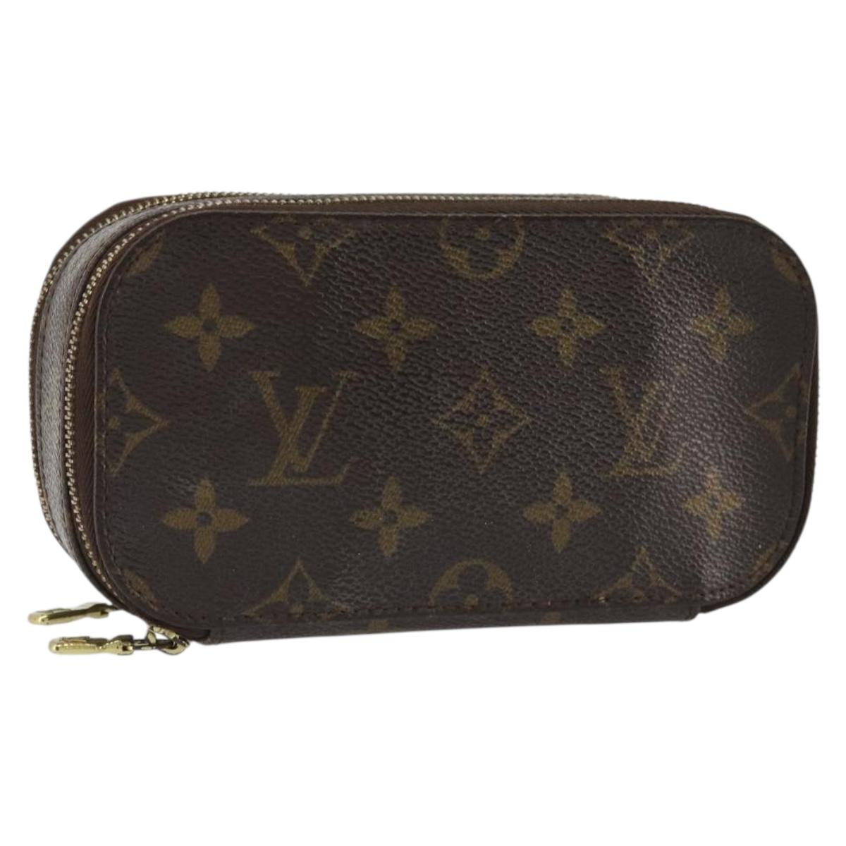 LOUIS VUITTON Monogram Trousse Brush PM Cosmetic Pouch M47510 LV Auth 189164