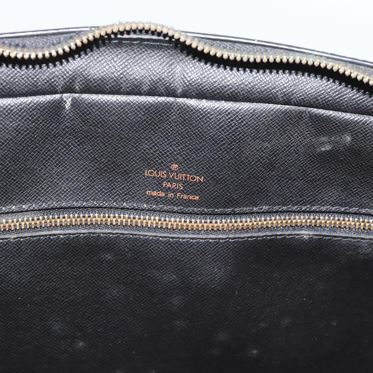 LOUIS VUITTON Epi Porte Documents Voyage Business Bag Black M54472 Auth 189171