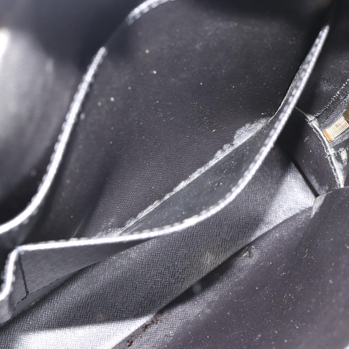 LOUIS VUITTON Epi Porte Documents Voyage Business Bag Black M54472 Auth 189171