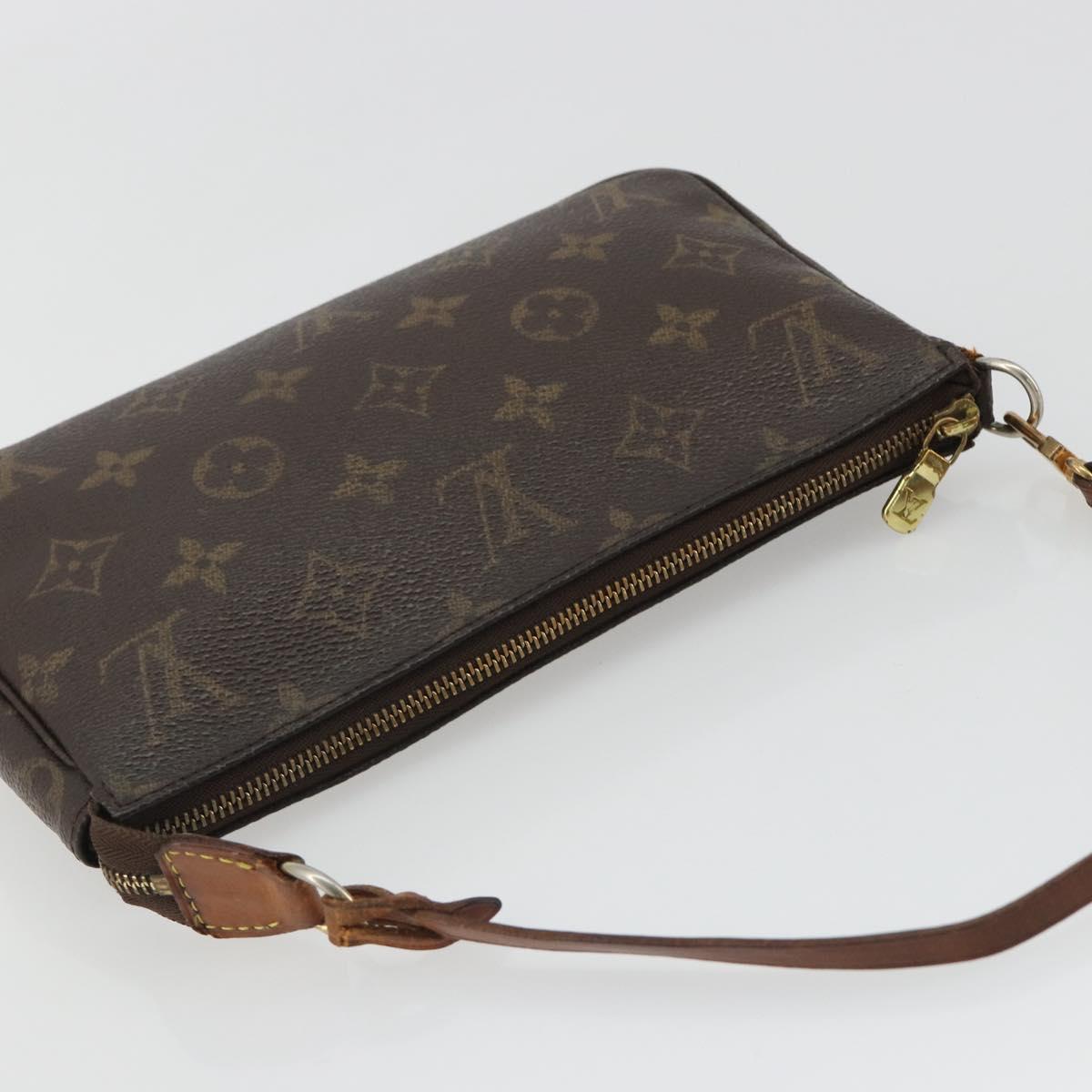 LOUIS VUITTON Monogram Pochette Accessoires Pouch M51980 LV Auth 189173