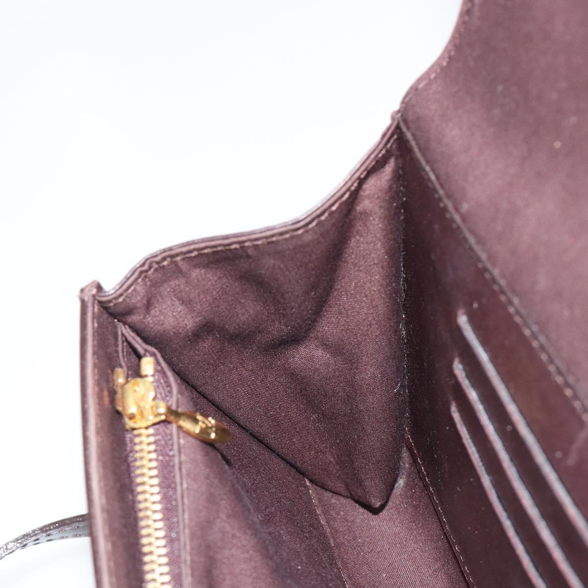 LOUIS VUITTON Vernis Rossmore PM Shoulder Bag Rouge Favist M91547 Auth 189176A