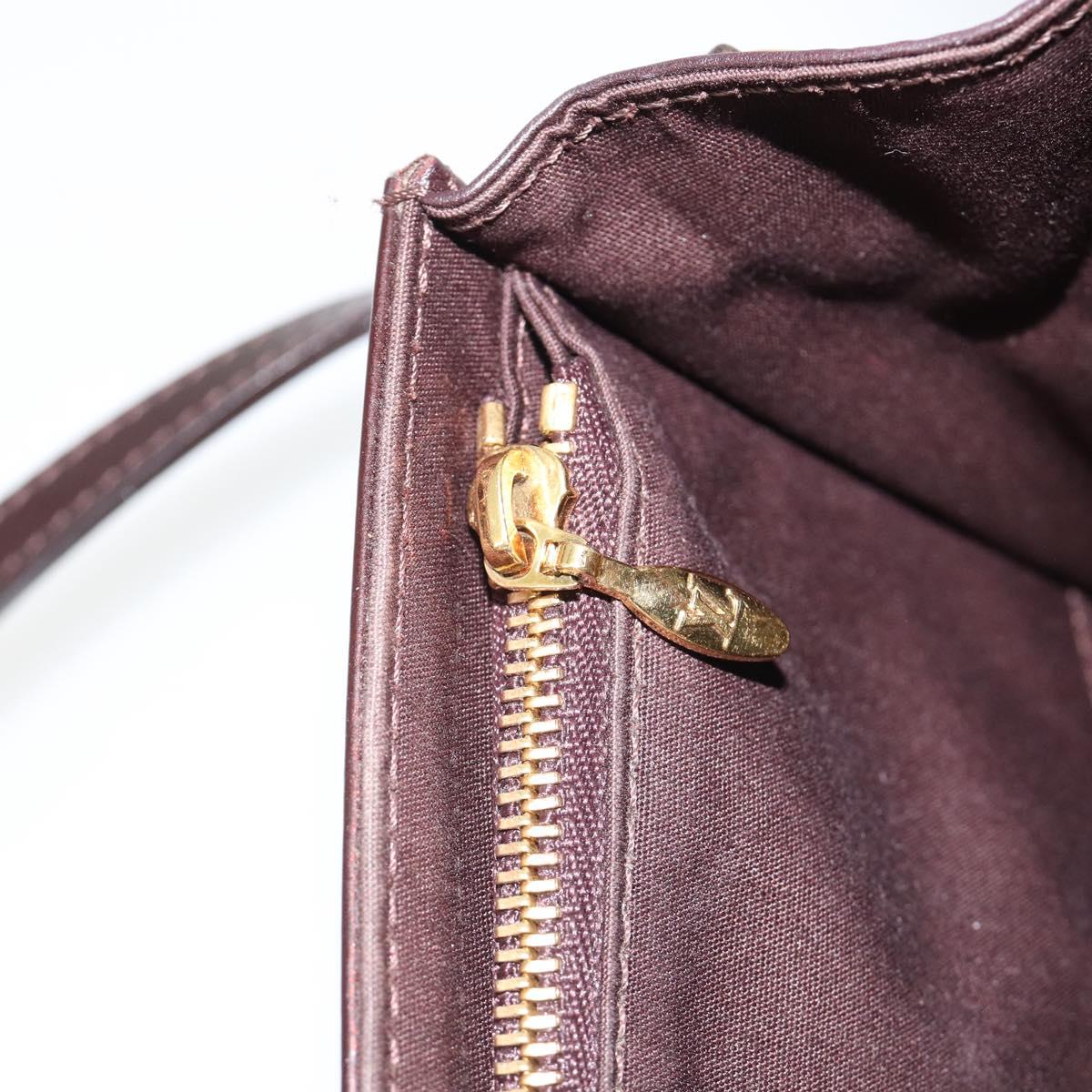 LOUIS VUITTON Vernis Rossmore PM Shoulder Bag Rouge Favist M91547 Auth 189176A