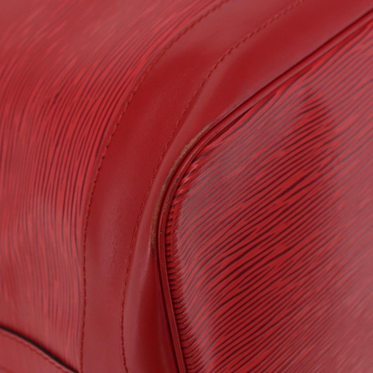 LOUIS VUITTON Epi Noe Shoulder Bag Red M44007 LV Auth 189183V