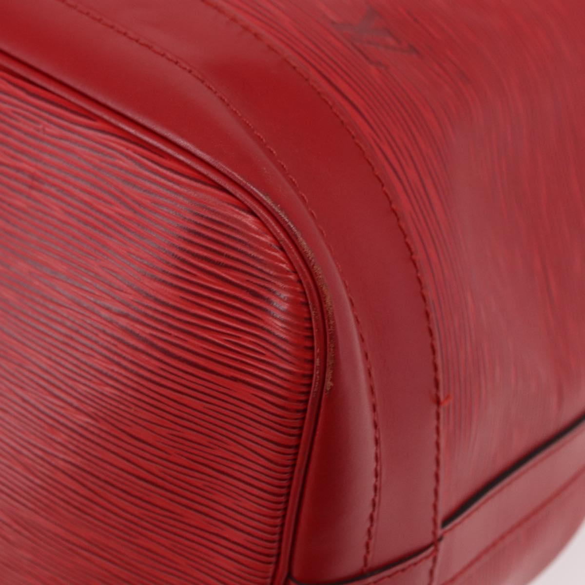 LOUIS VUITTON Epi Noe Shoulder Bag Red M44007 LV Auth 189183V