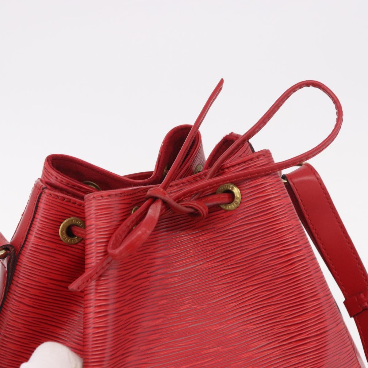LOUIS VUITTON Epi Noe Shoulder Bag Red M44007 LV Auth 189183V