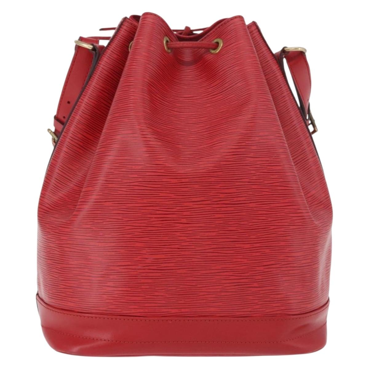 LOUIS VUITTON Epi Noe Shoulder Bag Red M44007 LV Auth 189183V