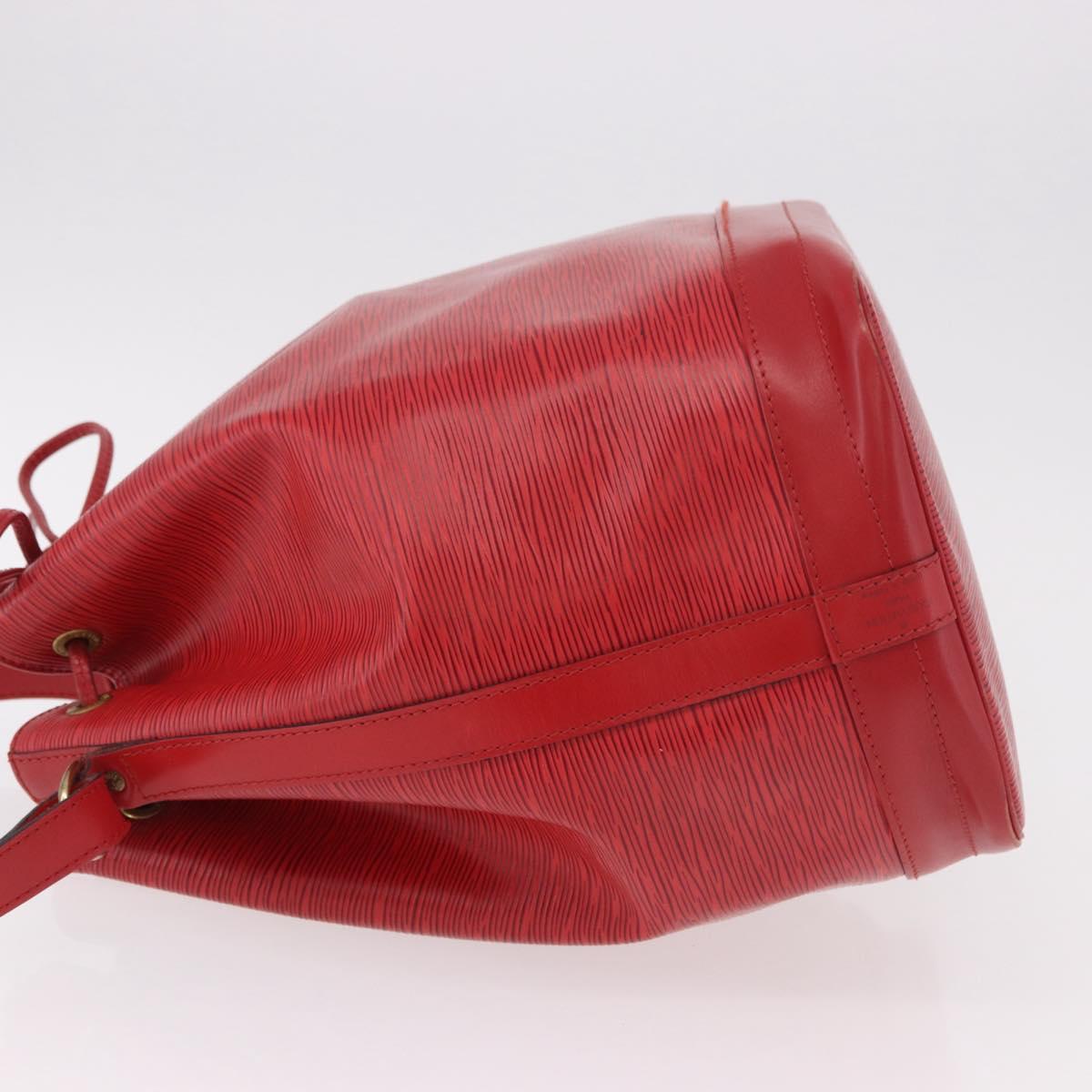 LOUIS VUITTON Epi Noe Shoulder Bag Red M44007 LV Auth 189183V
