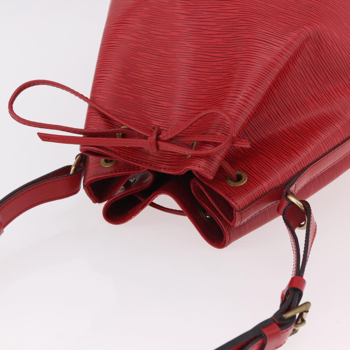 LOUIS VUITTON Epi Noe Shoulder Bag Red M44007 LV Auth 189183V