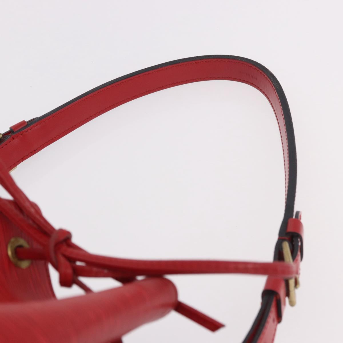 LOUIS VUITTON Epi Noe Shoulder Bag Red M44007 LV Auth 189183V
