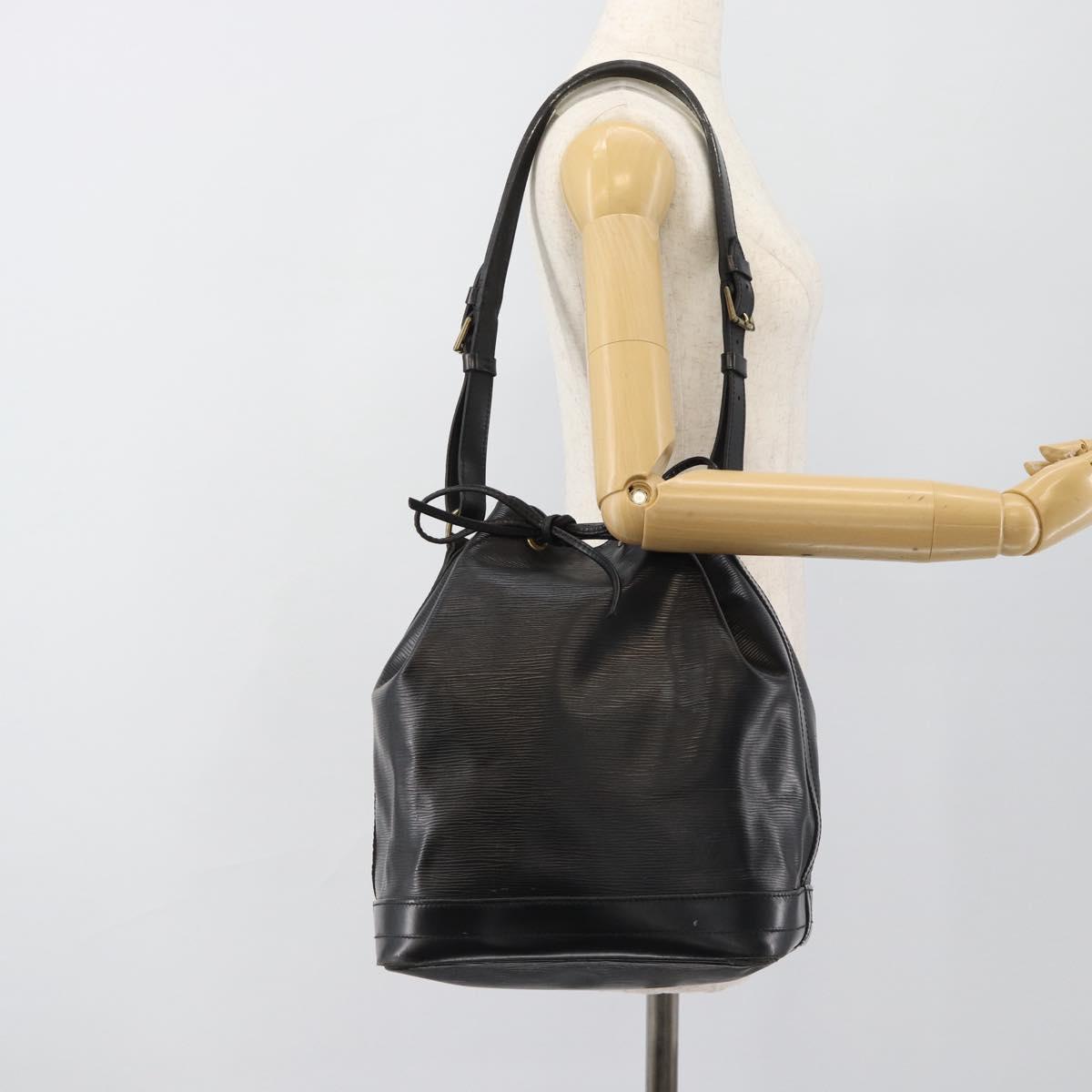 LOUIS VUITTON Epi Noe Shoulder Bag Black M44002 LV Auth 189185