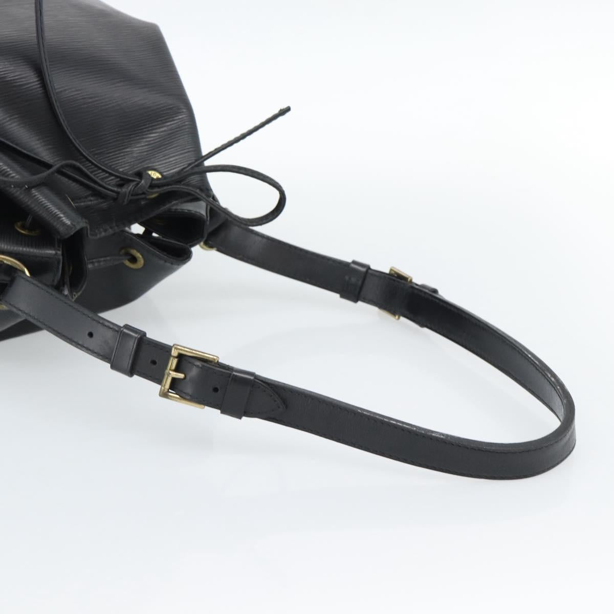 LOUIS VUITTON Epi Noe Shoulder Bag Black M44002 LV Auth 189185