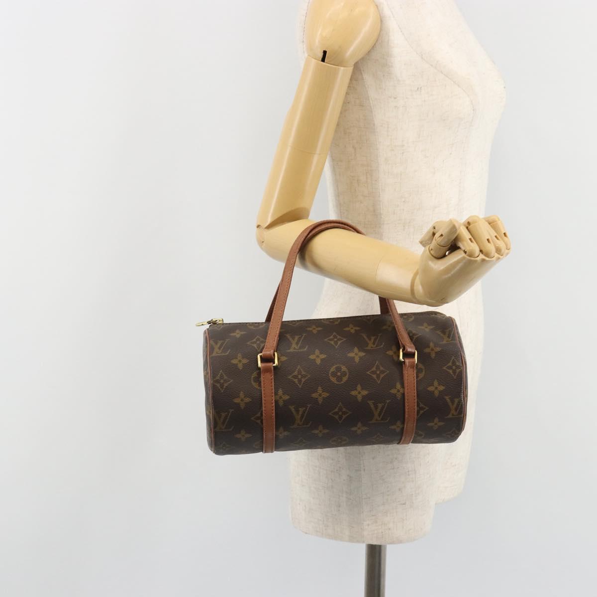 LOUIS VUITTON Monogram Papillon 26 Hand Bag M51366 LV Auth 189191