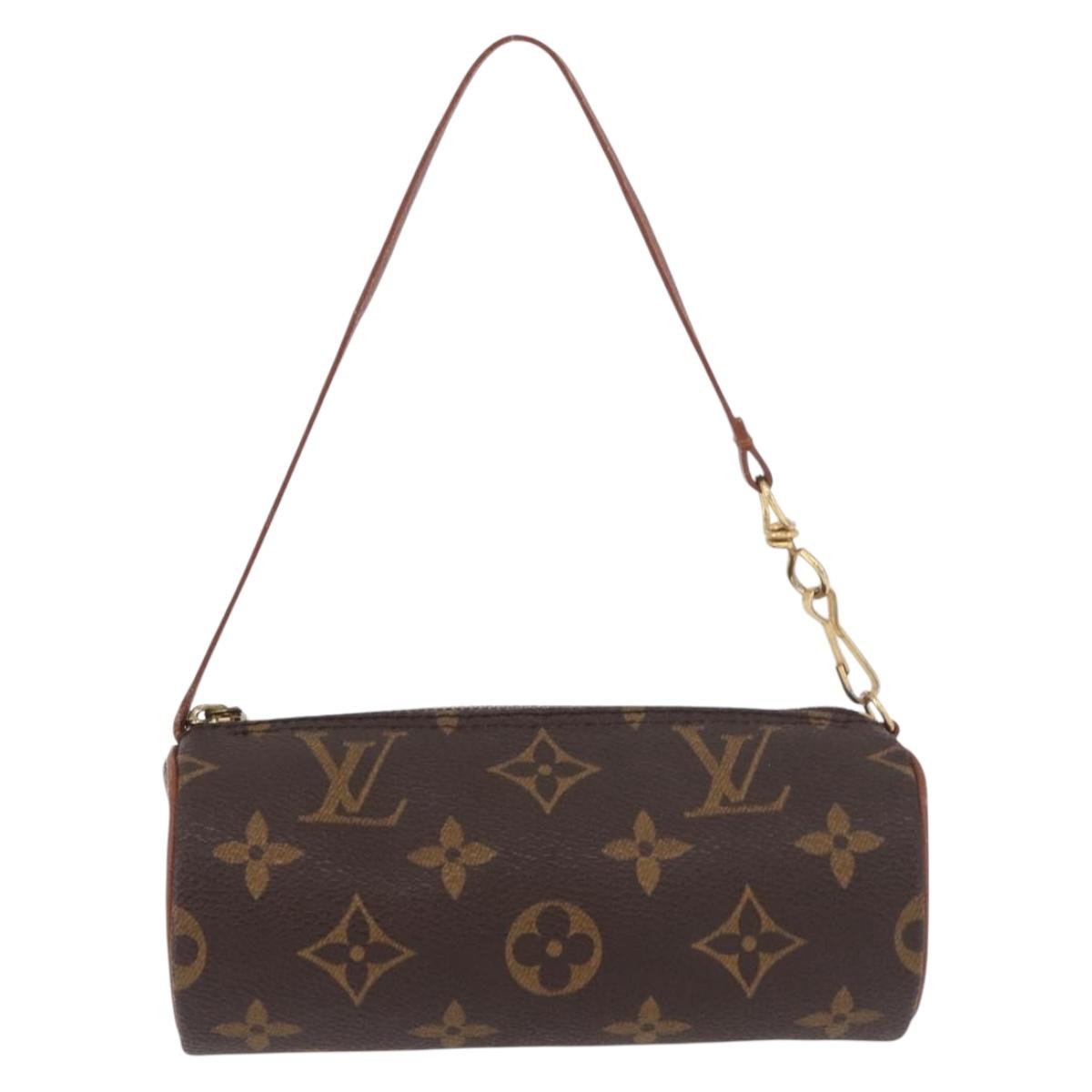 LOUIS VUITTON Monogram Papillon Pouch LV Auth 189197