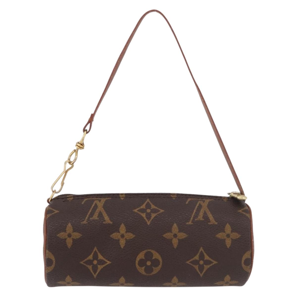 LOUIS VUITTON Monogram Papillon Pouch LV Auth 189197