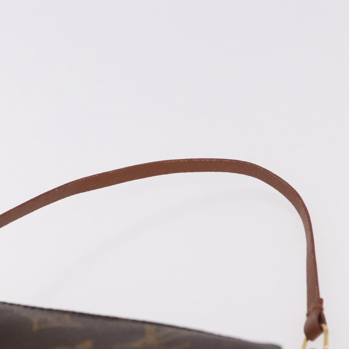 LOUIS VUITTON Monogram Papillon Pouch LV Auth 189197