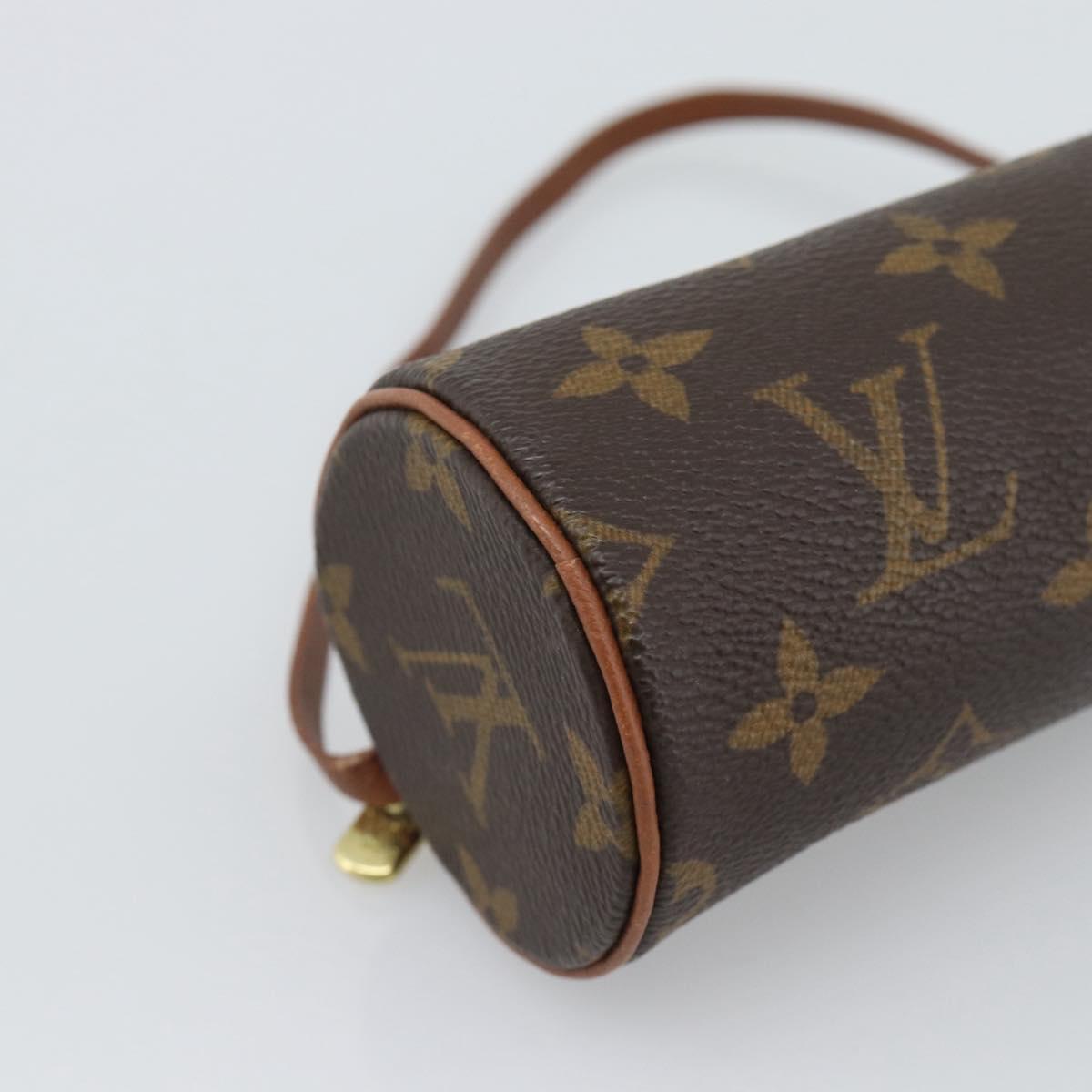 LOUIS VUITTON Monogram Papillon Pouch L096 LV Auth 189199