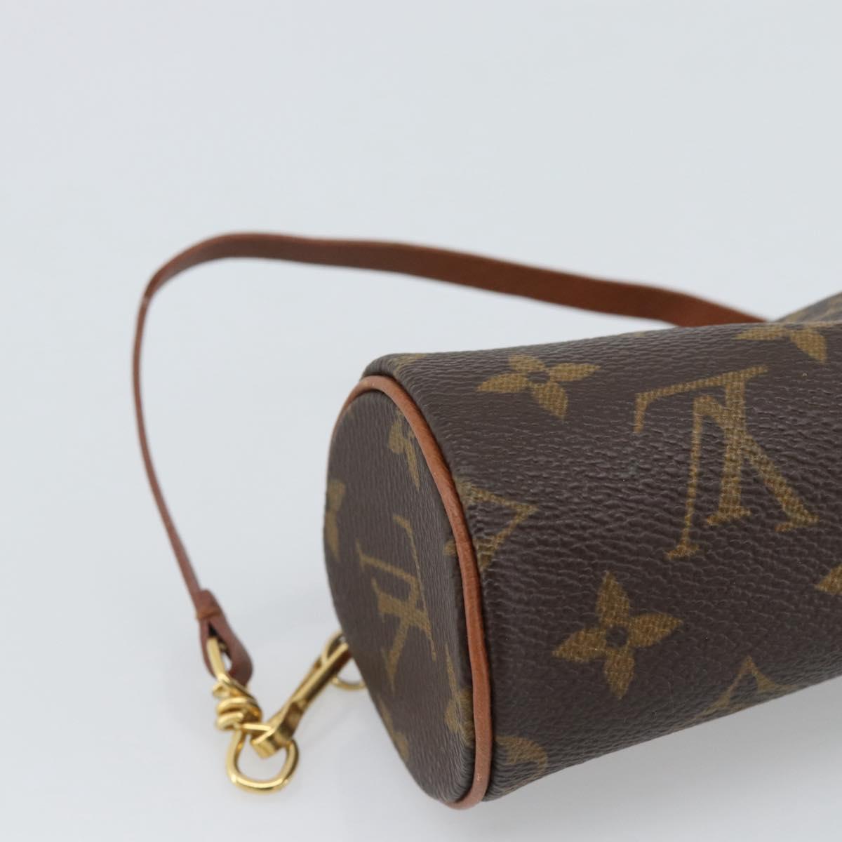 LOUIS VUITTON Monogram Papillon Pouch L096 LV Auth 189199
