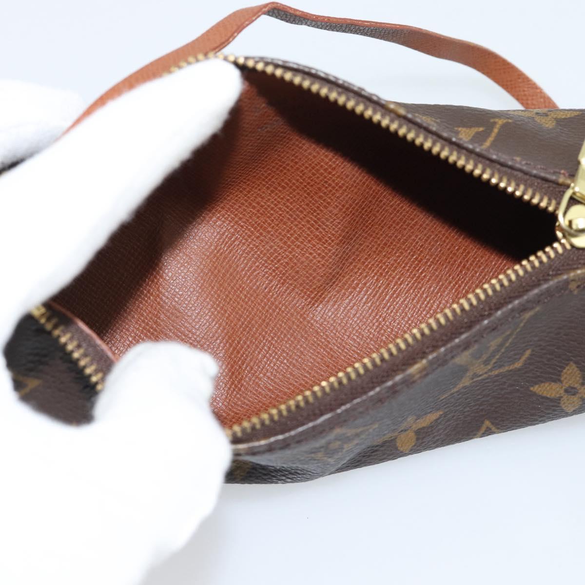 LOUIS VUITTON Monogram Papillon Pouch L096 LV Auth 189199