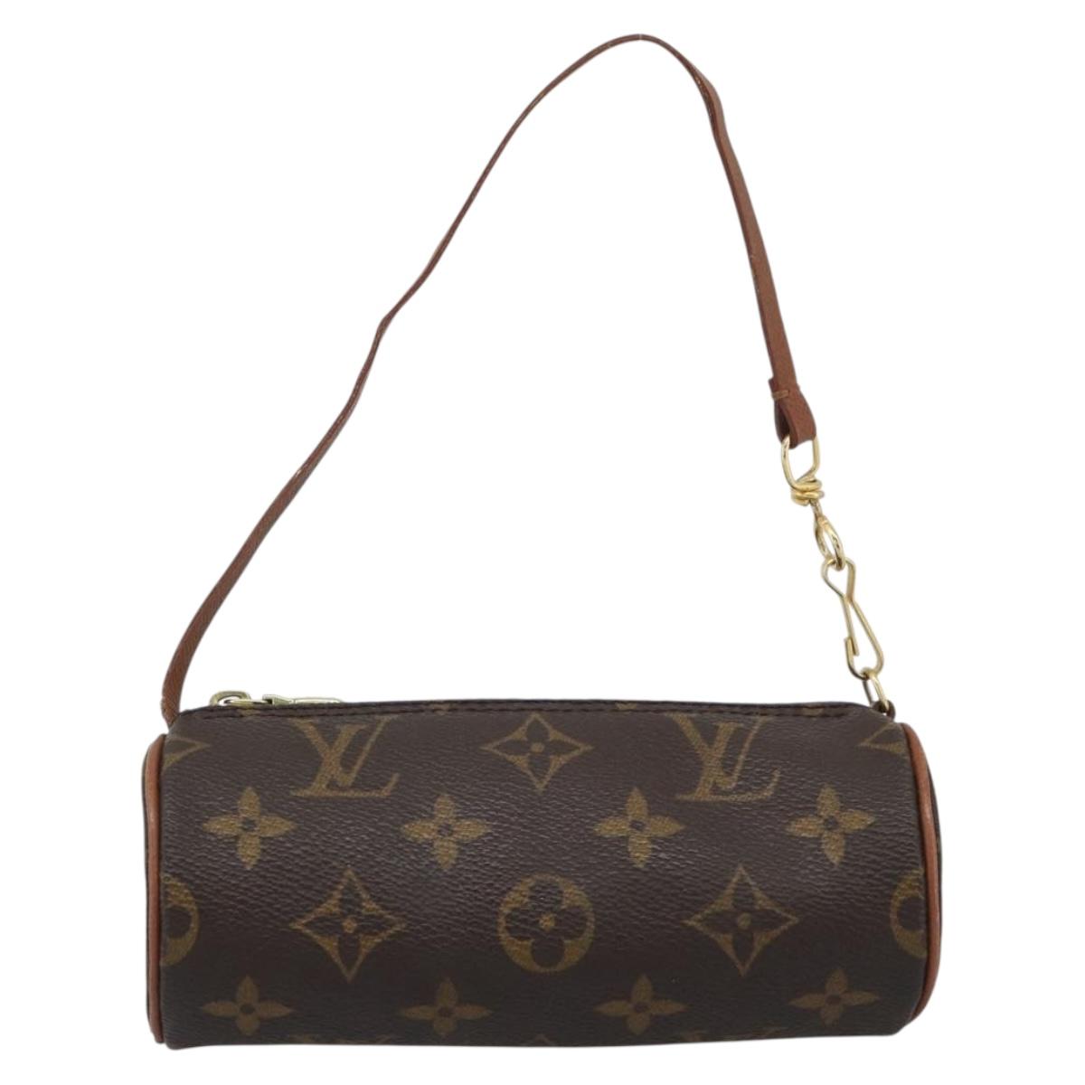 LOUIS VUITTON Monogram Papillon Pouch L096 LV Auth 189199