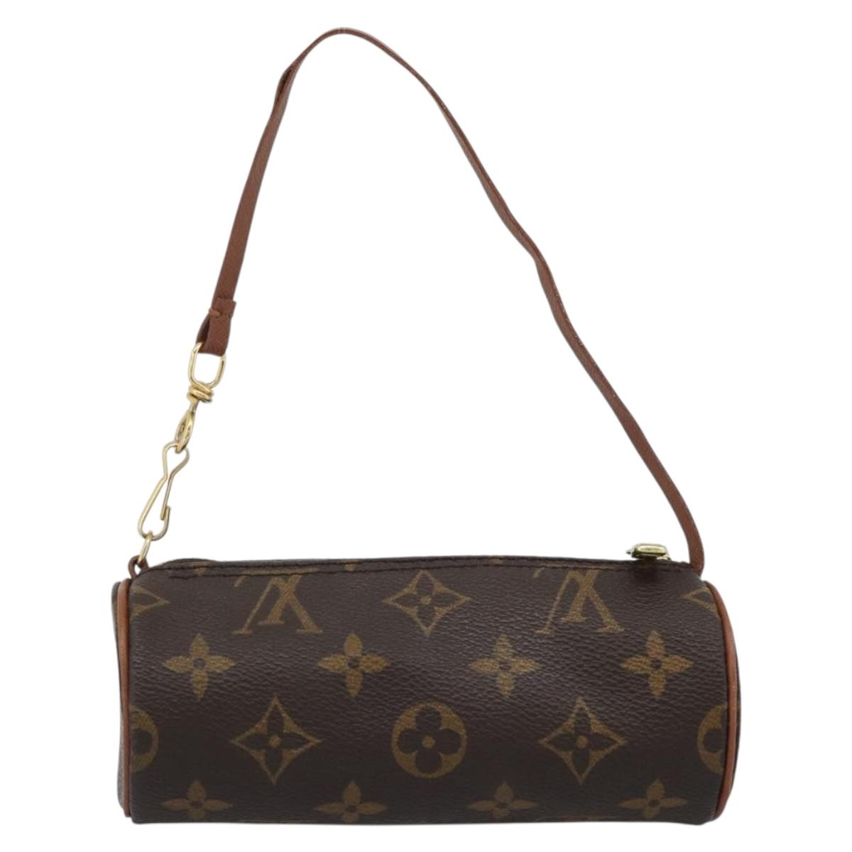 LOUIS VUITTON Monogram Papillon Pouch L096 LV Auth 189199