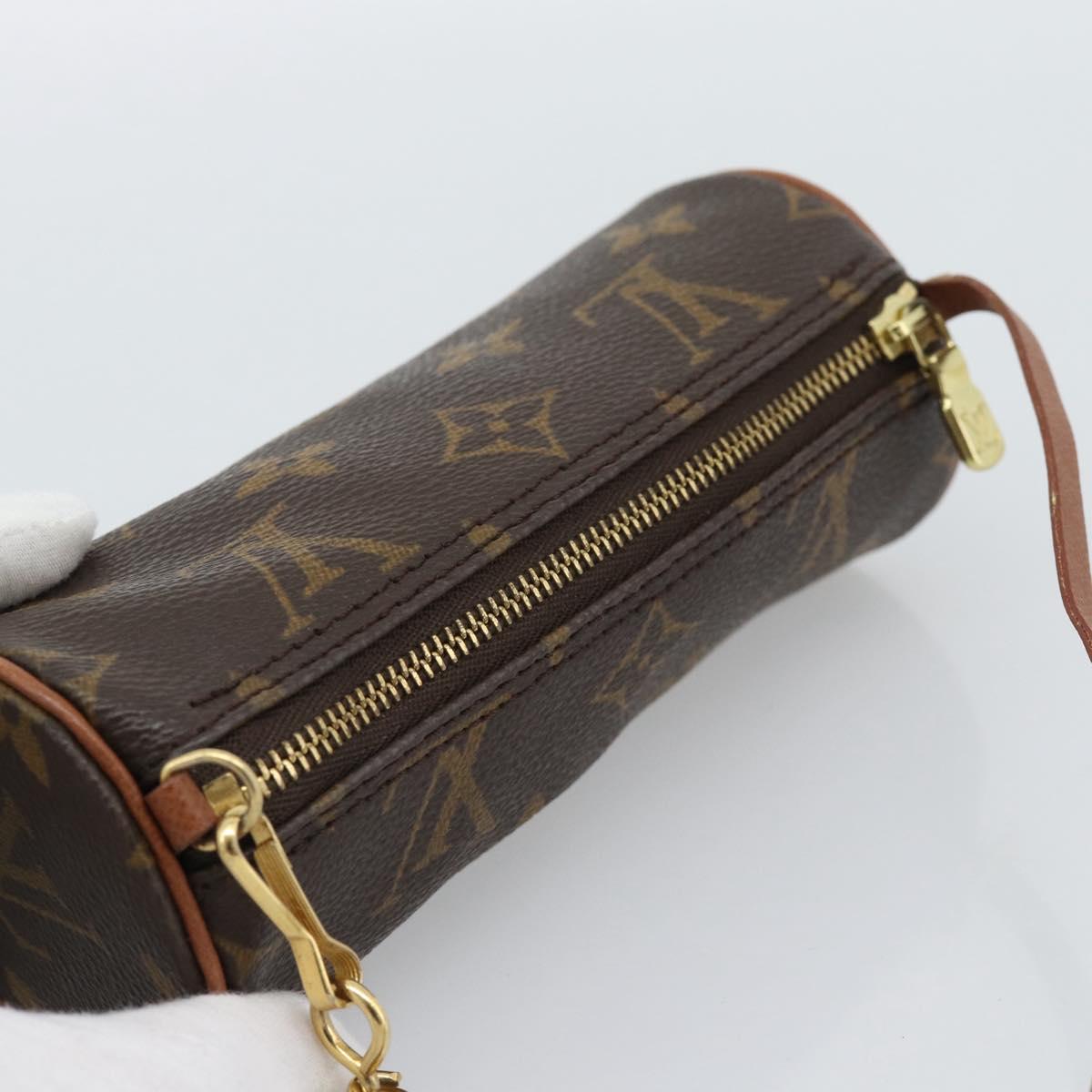 LOUIS VUITTON Monogram Papillon Pouch L096 LV Auth 189199