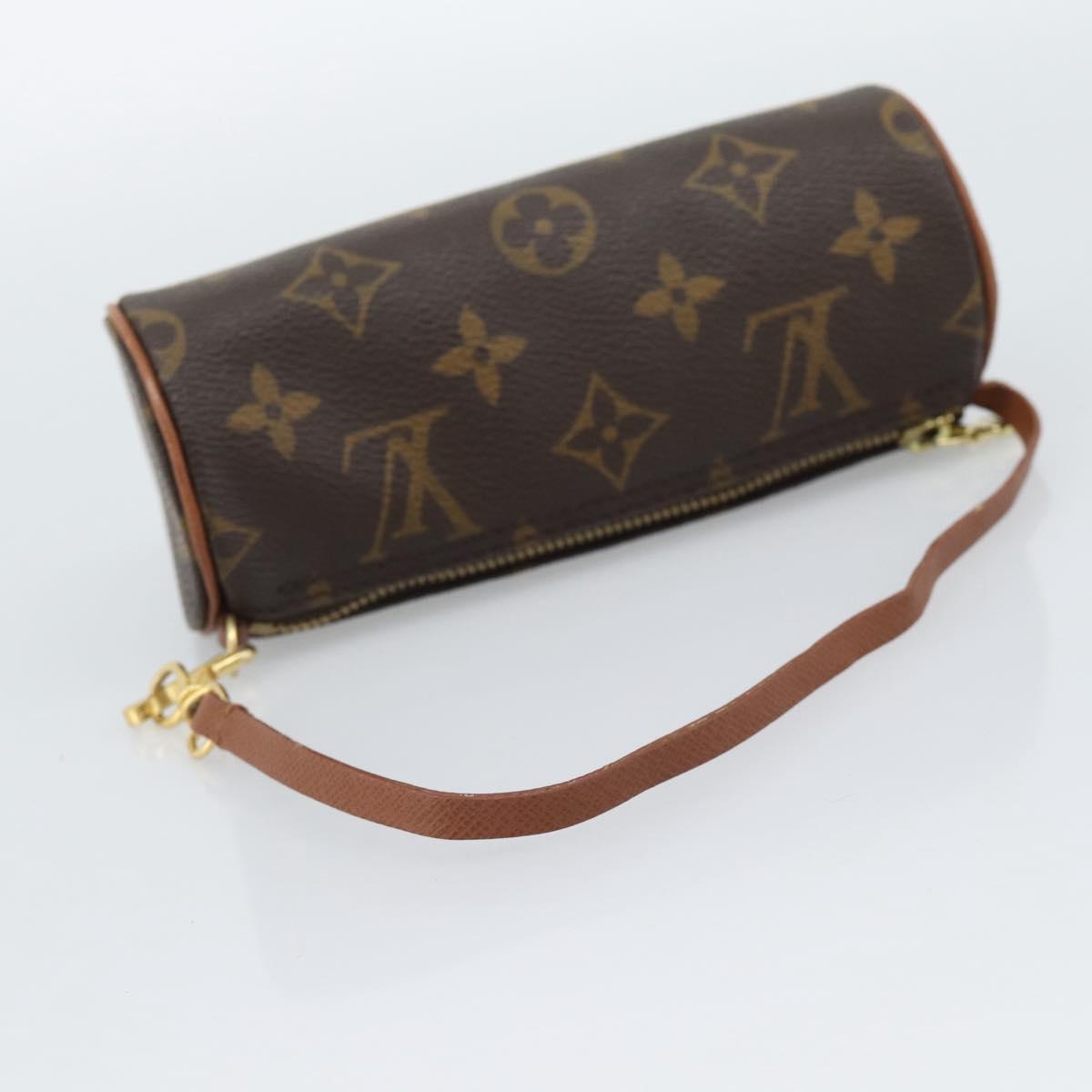 LOUIS VUITTON Monogram Papillon Pouch L096 LV Auth 189199