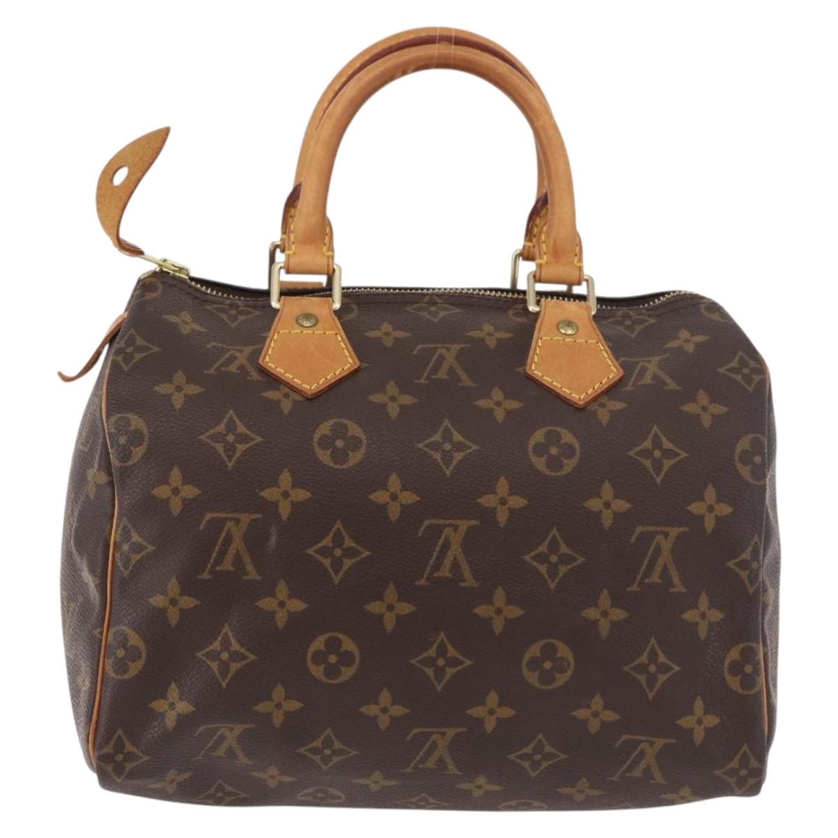 LOUIS VUITTON Monogram Speedy 25 Hand Bag M41528 LV Auth 189204A