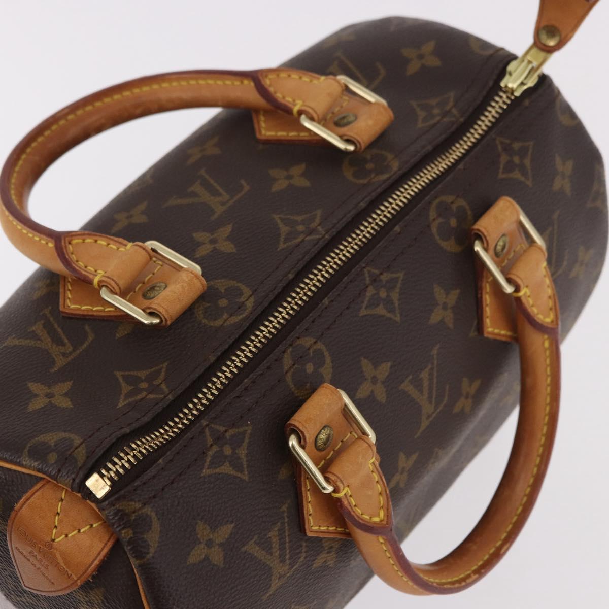 LOUIS VUITTON Monogram Speedy 25 Hand Bag M41528 LV Auth 189204A