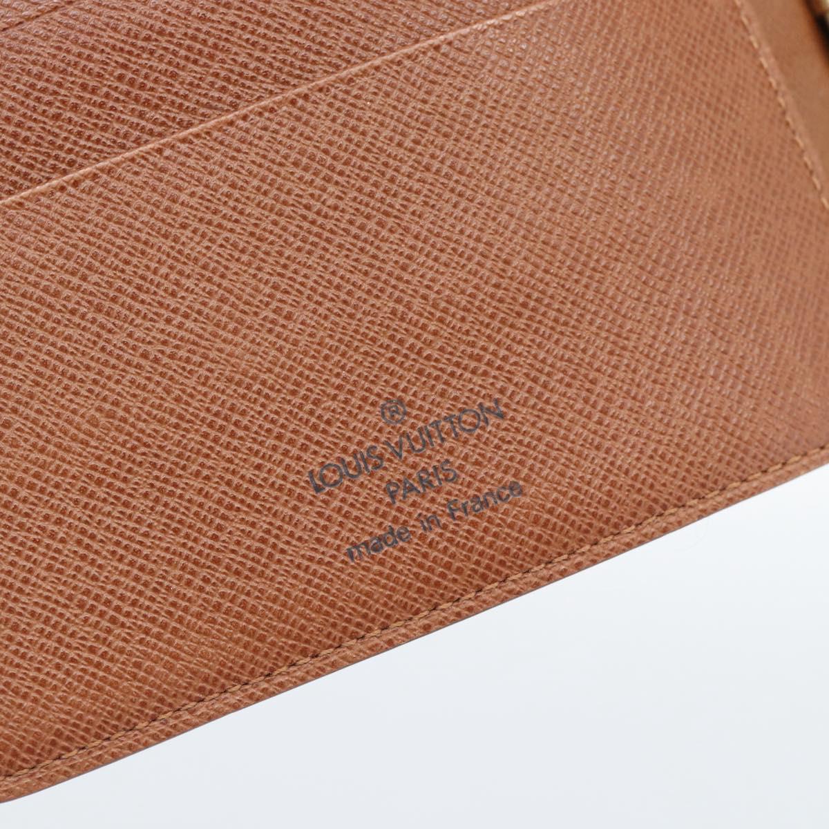 LOUIS VUITTON Monogram Agenda MM Day Planner Cover R20105 LV Auth 189210