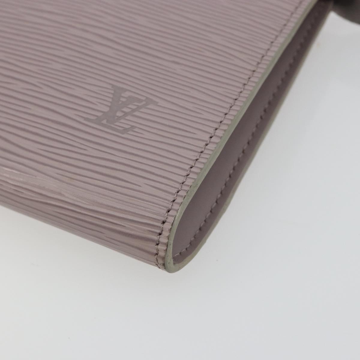 LOUIS VUITTON Epi Pochette Accessoires Accessory Pouch Lilac M52982 Auth 189213V