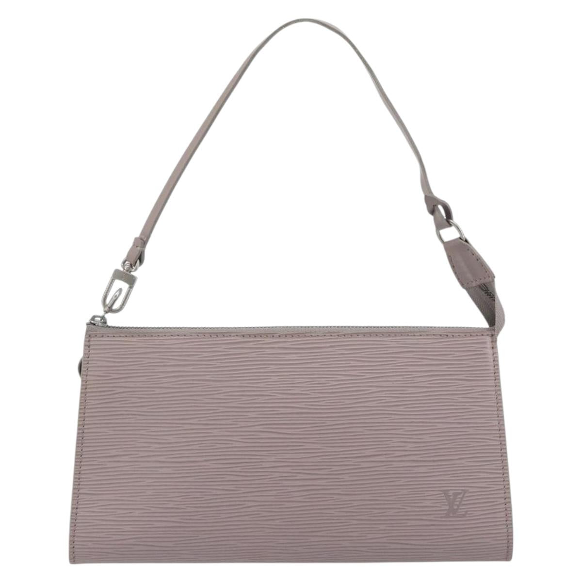 LOUIS VUITTON Epi Pochette Accessoires Accessory Pouch Lilac M52982 Auth 189213V