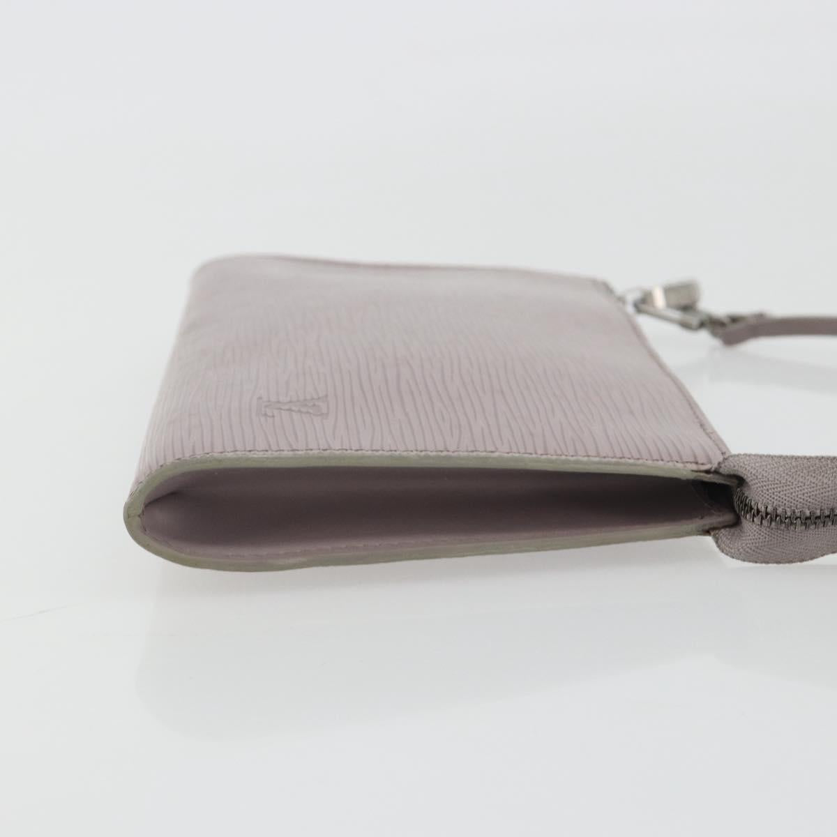 LOUIS VUITTON Epi Pochette Accessoires Accessory Pouch Lilac M52982 Auth 189213V