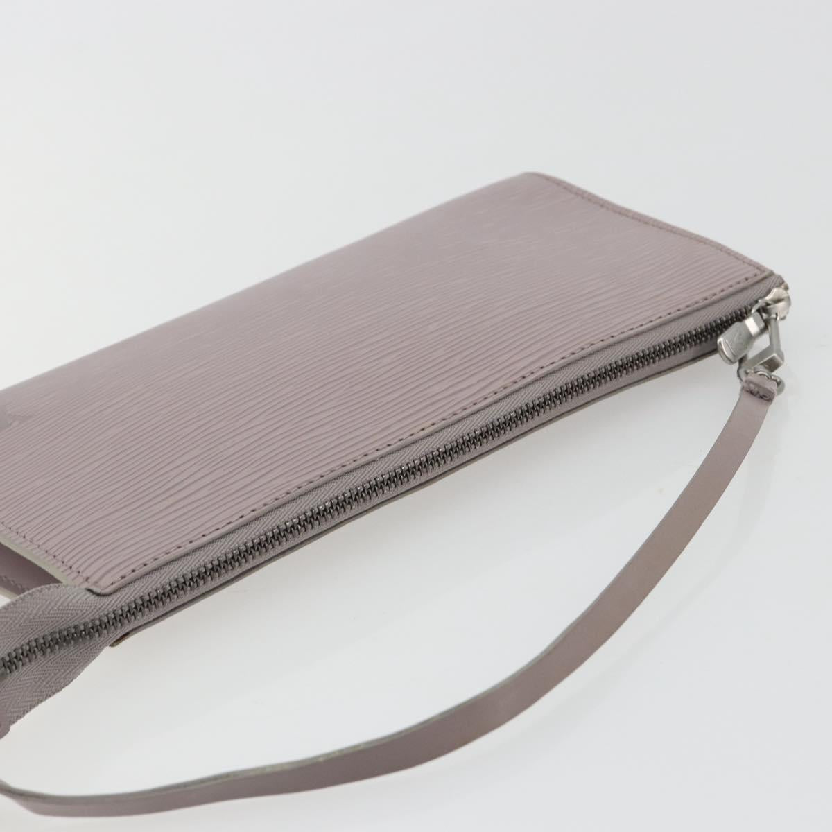 LOUIS VUITTON Epi Pochette Accessoires Accessory Pouch Lilac M52982 Auth 189213V