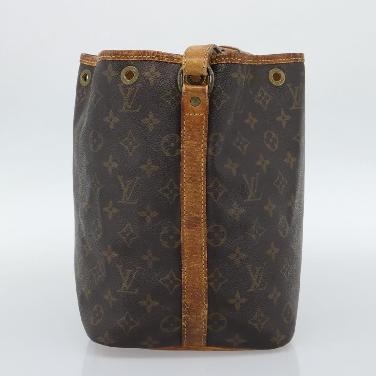 LOUIS VUITTON Monogram Petit Noe Shoulder Bag M42226 LV Auth 189218