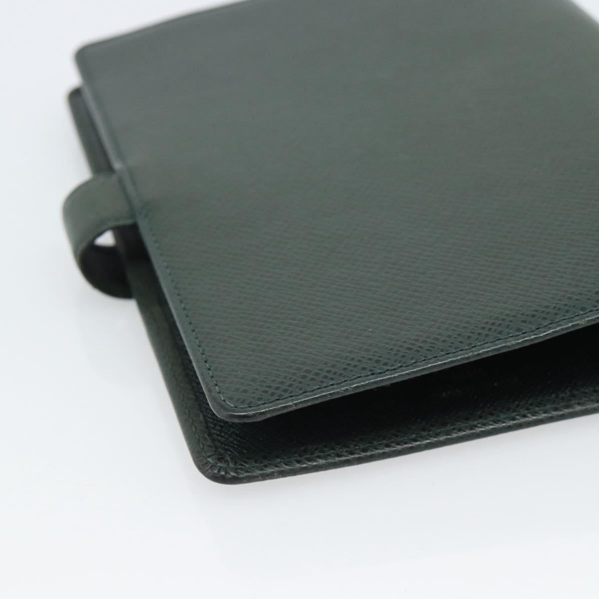 LOUIS VUITTON Taiga Agenda MM Day Planner Cover Epicea R20403 LV Auth 189219