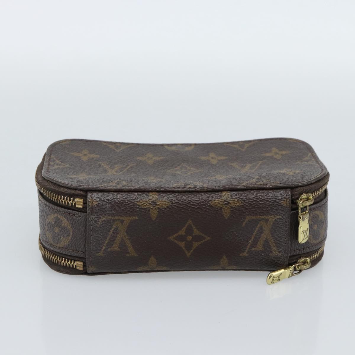 LOUIS VUITTON Monogram Trousse Brush PM Cosmetic Pouch M47510 LV Auth 189220