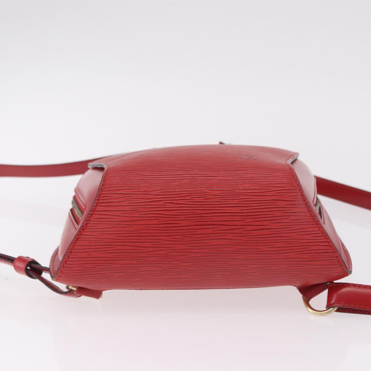 LOUIS VUITTON Epi Mabillon Backpack Castilian Red M52237 LV Auth 189221